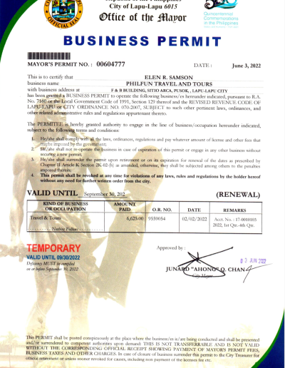 Business Permit 2022